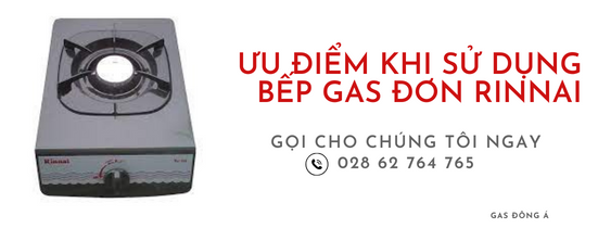 5 Ưu Điểm Khi Sử Dụng Bếp Gas Đơn Rinnai 