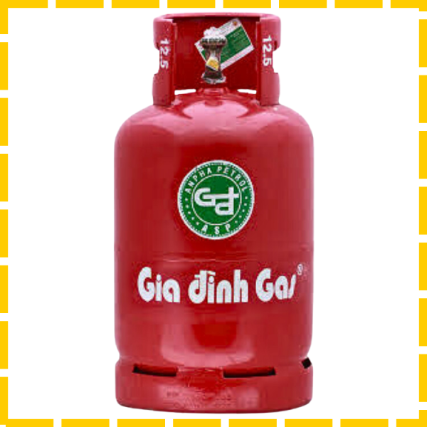 Gas Gia Đình Đỏ 12kg Chính Hàng An Toàn Tiết Kiệm