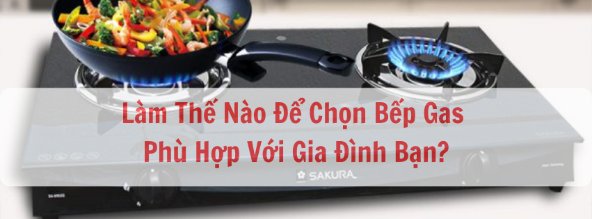 Làm Thế Nào Để Chọn Bếp Gas Phù Hợp Với Gia Đình Bạn?